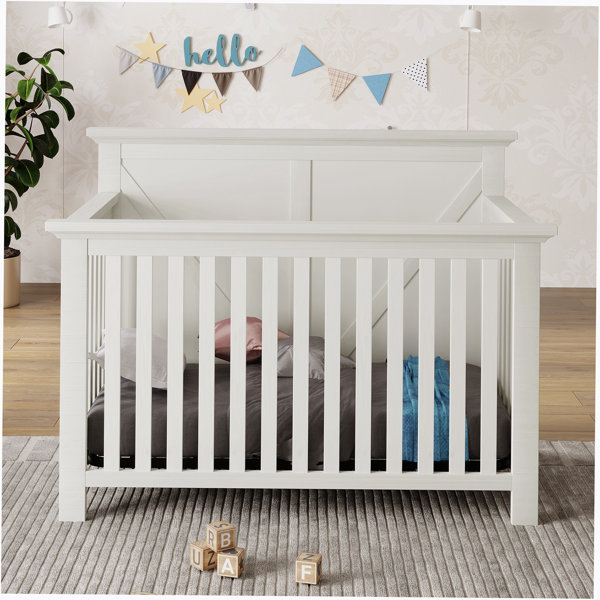 Harriet Bee Herneryd Convertible Standard Nursery Furniture Set 4in1